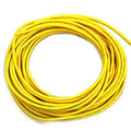 Yellow with White Dot 25' Braided Wire for Harley-Davidson