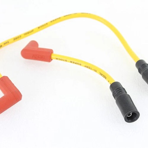 Accel 8mm S/S Spiral Core Ignition Wire Set Yellow for Harley-Davidson