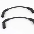 Accel 8mm S/S Spiral Core Ignition Wire Set Black for Harley-Davidson