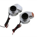 Chrome Front Turn Signal Marker Lamp Set for Harley-Davidson