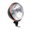 5-3/4 inch Black Headlamp for Harley-Davidson