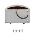 Chrome Slice LED Tail Lamp License Plate Assembly for Harley-Davidson
