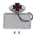 Tail Lamp and License Plate Assembly Maltese Style for Harley-Davidson