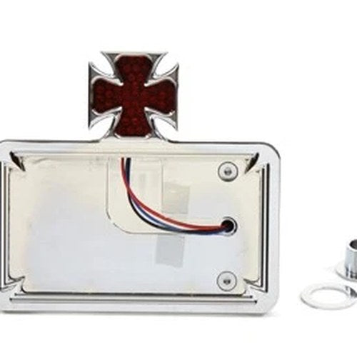 Chrome Billet Horizontal Tail Lamp Kit for Harley-Davidson