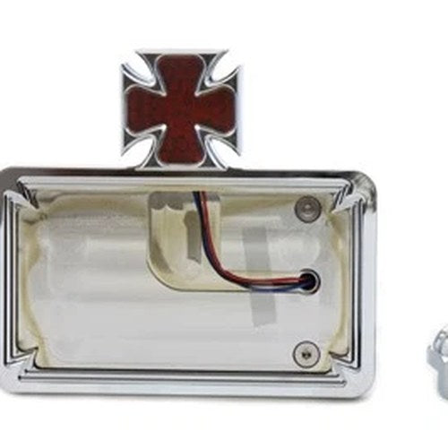 Chrome Billet Horizontal Tail Lamp Kit for Harley-Davidson