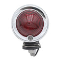Chrome Bullet Marker Lamp Red Single Filament for Harley-Davidson