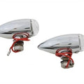 Mini Bullet Clear Lens Marker Lamp Set for Harley-Davidson