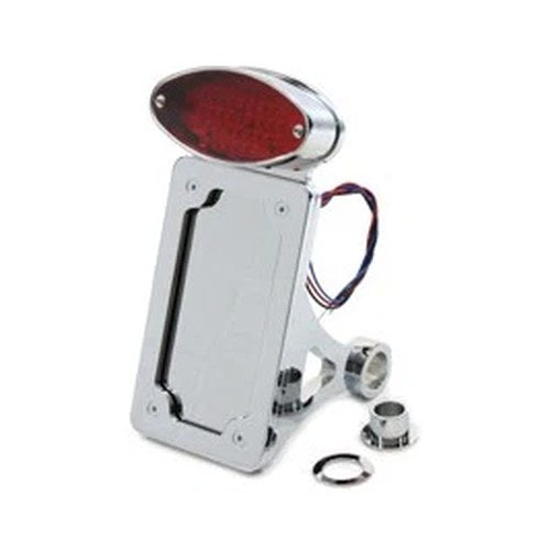 Chrome Vertical Tail Lamp Assembly for Harley-Davidson