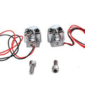 2 inch Chrome Skull Marker Lamp with Red LED for Harley-Davidson
