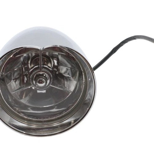 4-1/2 inch Round Chrome Billet Headlamp for Harley-Davidson