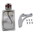 Chrome Curved Maltese Style Tail Lamp Kit for Harley-Davidson