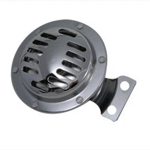 Universal Style Mini Chrome 6 Volt Horn for Harley-Davidson