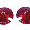 Replacement Red Lens Set for Turn Signal for Harley-Davidson