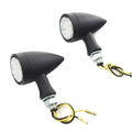 LED Bullet Marker Lamp Set Black for Harley-Davidson
