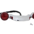Chrome Fltrx Rear Turn Signal Bar Kit for Harley-Davidson