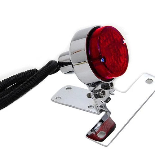 Chrome Universal Tail Lamp for Harley-Davidson