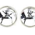 Clear 4-1/2 inch 12 Volt Sealed Beam Spotlamp Bulb Set for Harley-Davidson