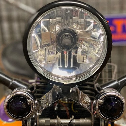 Tail Lamp Lens Set Faceted Purple for Harley-Davidson
