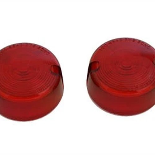 Turn Signal Lens Set Red for Harley-Davidson