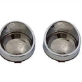 Bezel Turn Signal Bezel Red Mirrored Chrome for Harley-Davidson