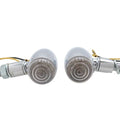 Mini LED Bullet Clear Lens Marker Lamp Set for Harley-Davidson