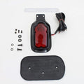 Glossy Black Tombstone Style Tail Lamp Assembly for Harley-Davidson