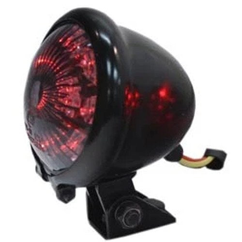Round LED Tail Lamp with Smoked Lens for Harley-Davidson