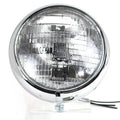 Vintage 7 inch Round Headlamp 6 Volt for Harley-Davidson