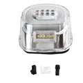 Chrome Lens Tail Lamp with LED Turn Signals for Harley-Davidson