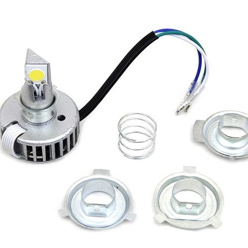White LED H4 Replacement Bulb Kit for Harley-Davidson