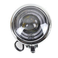 5-3/4 inch Bates Style LED Headlamp Chrome for Harley-Davidson