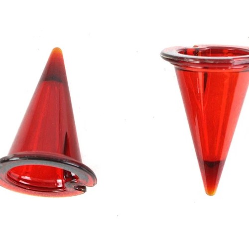 3 inch Bullet Lite Red Lens Set for Harley-Davidson