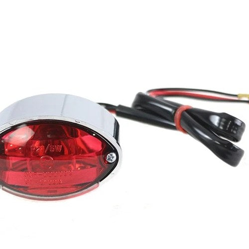 Micro Oval Tail Lamp Chrome for Harley-Davidson