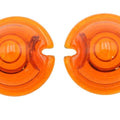 Replica Marker Lamp Lens Glass Bullet Style Amber for Harley-Davidson