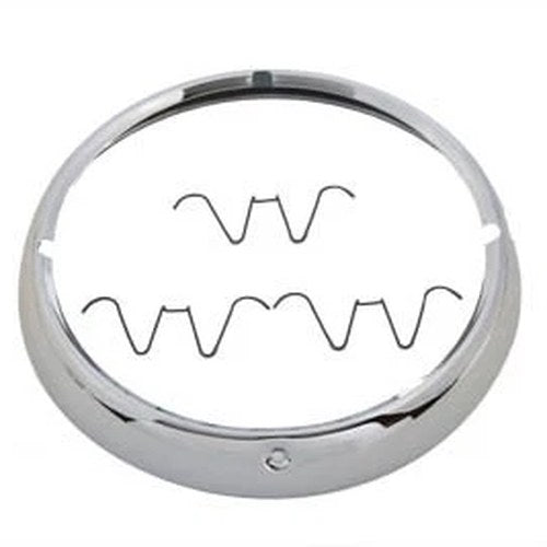 Outer Headlamp Trim Rim Chrome for Harley-Davidson