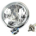 5-3/4 inch Bates Style 6 Volt LED Headlamp Chrome for Harley-Davidson