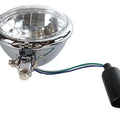 5-3/4 inch Round Headlamp Chrome for Harley-Davidson