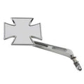 Maltese Mirror with Girder Stem Chrome for Harley-Davidson
