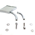 Diamond Mirror with Billet Stem Chrome for Harley-Davidson