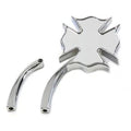 Fire Fighter Mirror with Curved Stems for Harley-Davidson
