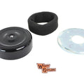 Wyatt Gatling 7 inch Round Air Cleaner Kit with Black Cover for Harley-Davidson