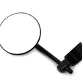 Black 3 inch Round Mini Mirror with Clamp on Stem for Harley-Davidson