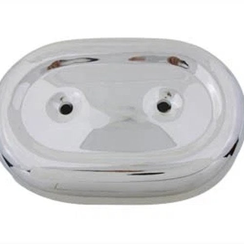 Oval Air Cleaner Cover Chrome for Harley-Davidson