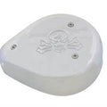 Teardrop Air Cleaner Skull Chrome for Harley-Davidson