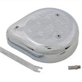 Teardrop Air Cleaner Kit Chrome Flame for Harley-Davidson
