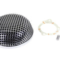 Wyatt Gatling Round Mesh Air Cleaner Chrome for Harley-Davidson