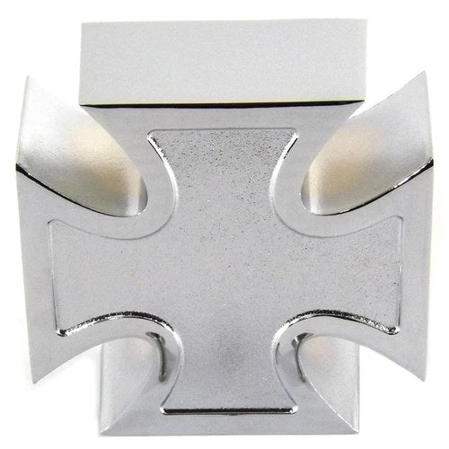 Chrome Maltese Cross Air Cleaner Cover for Harley-Davidson