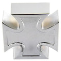 Chrome Maltese Cross Air Cleaner Cover for Harley-Davidson