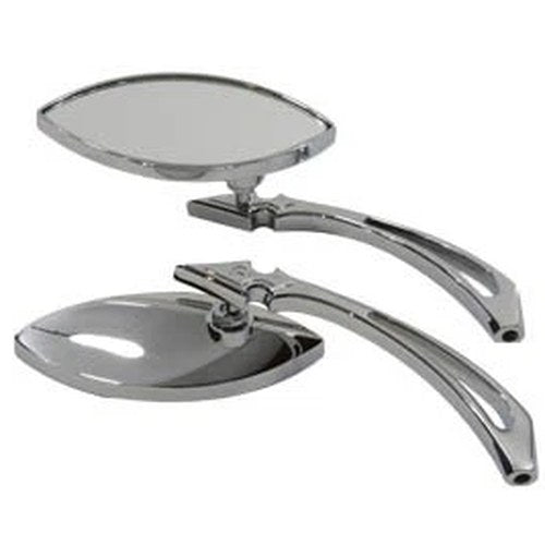 Eagle Eye Mirror Set Billet Chrome for Harley-Davidson