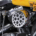 Chrome Wyatt Gatling Air Cleaner Assembly for Harley-Davidson